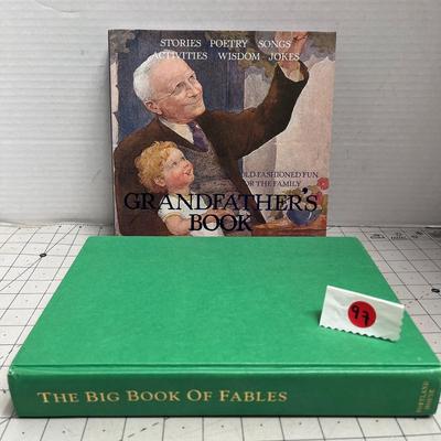 Grandfather's Book (old Fashioned Fun For The Family) & The Big Book Of Fables