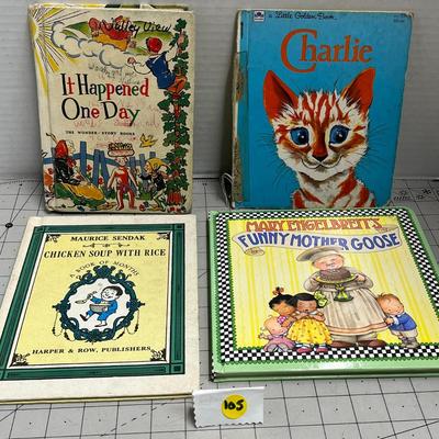 Valley View It Happened One Day, A Little Garden Book - Charlie, Maurice Sendak Chicken Soup With Rice & Maryengelbreit's Funny...