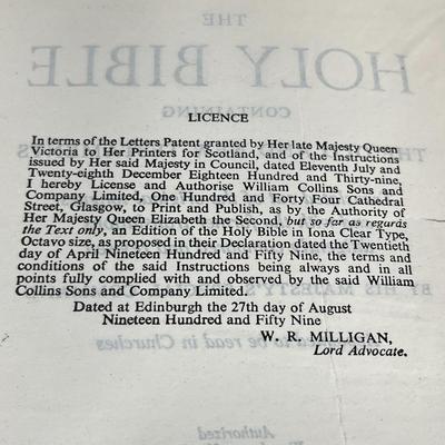 Holy Bible & Concordance To The Doctrine And Covenants Compiled By John V Bluth