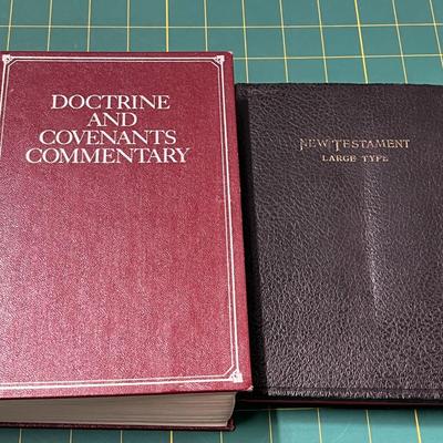 The Book Of Mormon, Doctrine And Covenants Commentary & New Testament Large Type By King James
