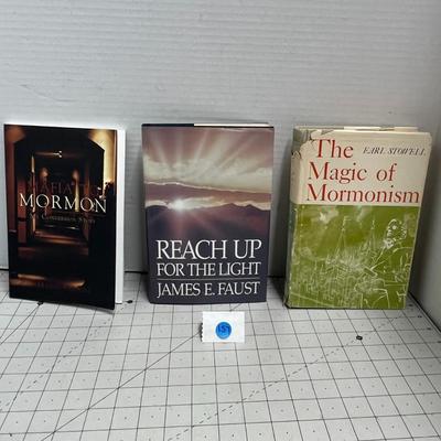 Mafia To Mormon My Conversion Story By Mario Facione, Reach Up For The Light By James E. Faust & The Magic Of Mormonism By Earl Stowell