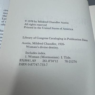 Young Women Personal Progress - Standing As A Witness Of God, Woman's Divine Destiny By Mildred Chandler Austin & Lds...