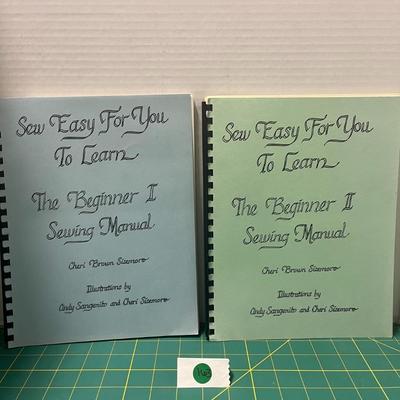 Sew Easy For You To Learn - The Beginner I Sewing Manual & The Beginner Ii Sewing Manual By Cheri Brown Sizemore