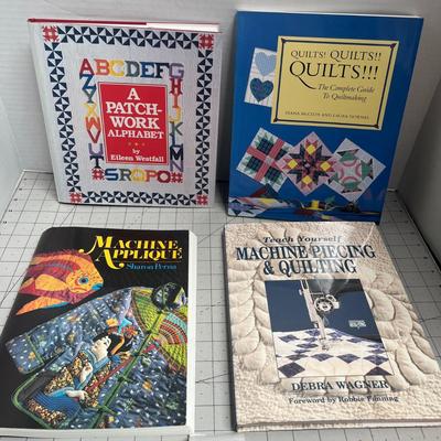 A Patch-work Alphabet, Quilts! Quilts!! Quilts!!! The Complete Guide To Quiltmaking, Machine Applique & Teach Yourself Machine...