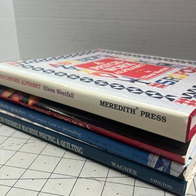 A Patch-work Alphabet, Quilts! Quilts!! Quilts!!! The Complete Guide To Quiltmaking, Machine Applique & Teach Yourself Machine...