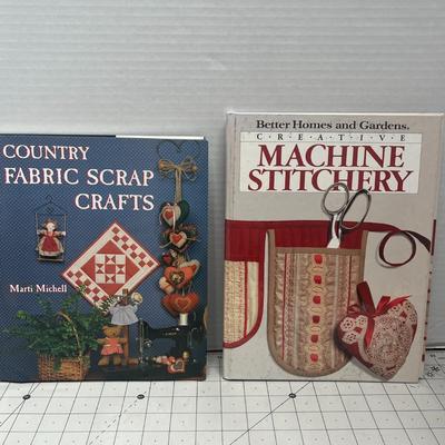 Country Fabric Scrap Crafts By Marti Michell, Better Homes And Gardens Creative Machine Stitchery & The Ultimate Curtain Book By...