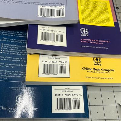 Know Your Serger, Innovative Serging , Creative Serging Illustrated By Pati Palmer, & The Busy Woman's Sewing Book 