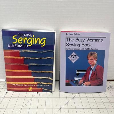 Know Your Serger, Innovative Serging , Creative Serging Illustrated By Pati Palmer, & The Busy Woman's Sewing Book 