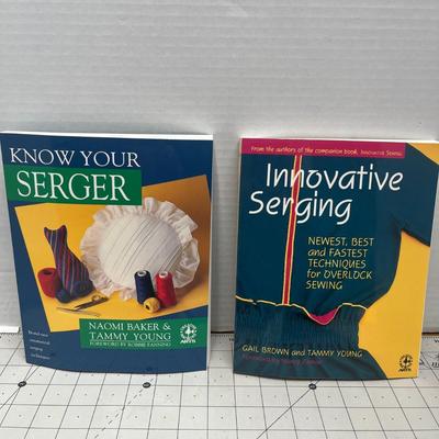Know Your Serger, Innovative Serging , Creative Serging Illustrated By Pati Palmer, & The Busy Woman's Sewing Book 