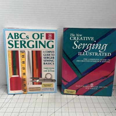 The New Creative Serging Illustrated, Abcs Of Serging, Serged Garments In Minutes, The Serger Idea Book
