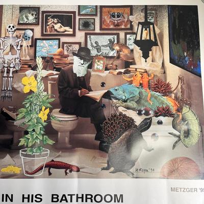 Darwin In His Bathroom