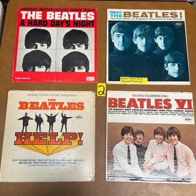 The Beatles – A Hard Day's Night, Meet The Beatles (Records Missing), & The Beatles (Original Motion Picture Soundtrack) &...