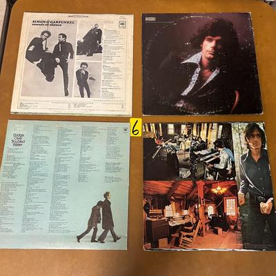 Simon & Garfunkel Sounds Of Silence, B.J. Thomas Greatest Hits Volume Two, Simon & Garfunkel Bridge Over Troubled Water &...