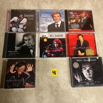 Elvis, Barry Manilow, Johnny Mathis, Neil Diamond, Harry Connick Jr. Gladys Knights,