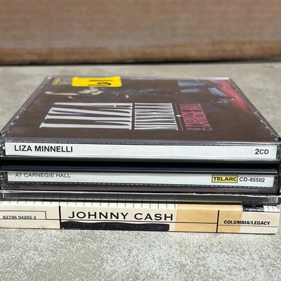 Liza Minnelli At Carnegie Hall 2 CD & Johnny Cash 16 Biggest Hits