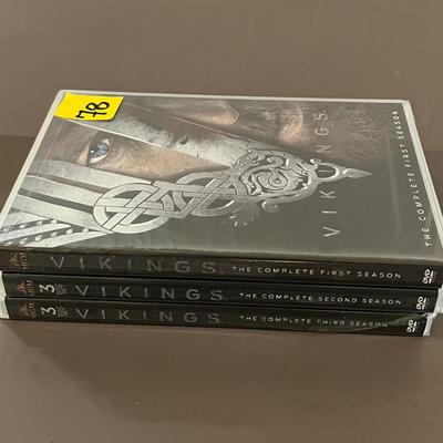 Vikings - First Season, Second Season (3 Disc) & Third Season (3 Disc )