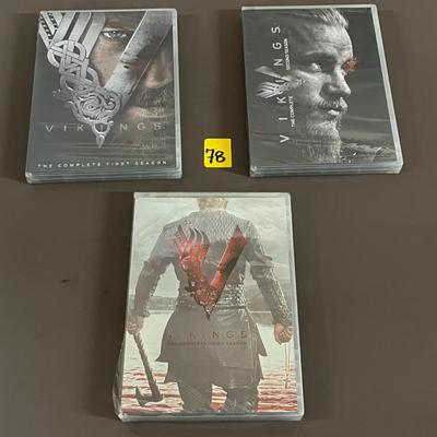 Vikings - First Season, Second Season (3 Disc) & Third Season (3 Disc )