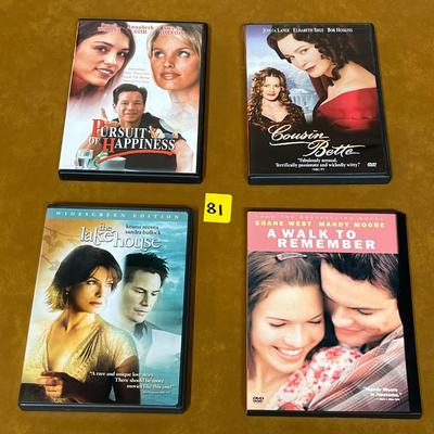 Pursuit Of Happiness, Cousin Bette, The Lake House & A Walk To Remember