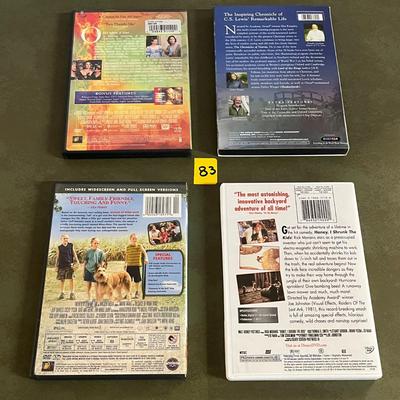 Ever After A Cinderella Story, The Life & Faith Of C.S. Lewis, Because of Winn-Dixie & Honey, 1 Shrunk The Kids