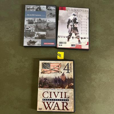 We Are Bae Systems, Saints And Soldiers & Civil War (4 Movies)