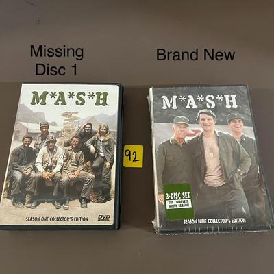Mash Season One Collector's Edition (Missing Disc 1) & Mash Season Nine (3 Disc Set)