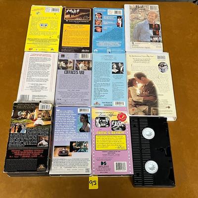 12 VHS’s