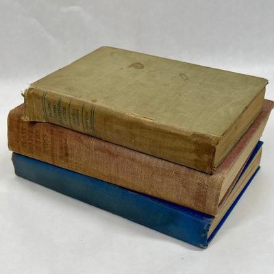 Lot of 3 Botany Plant Books, vintage hardbacks