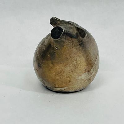 Vintage MCM Dansk Pig FIgurine Paperwieght tarnished