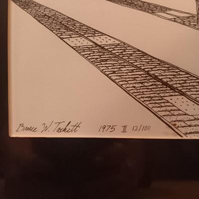 TWO VERY DETAILED, SIGNED SKETCHES
