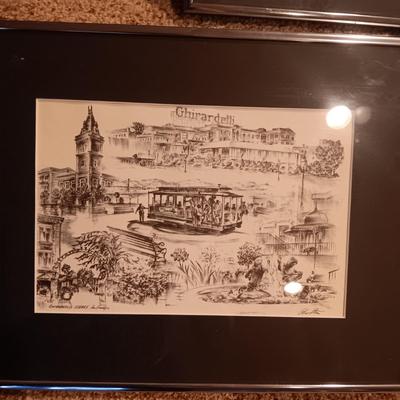 3 SIGNED DETAILED SKETCHES
