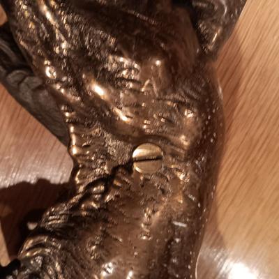 VERY HEAVY SOLID BRASS IRISH SETTER