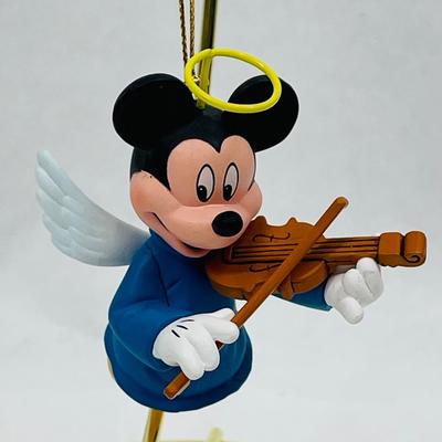 Disney Grolier Mickey Mouse Angel with Violin Christmas tree Ornament