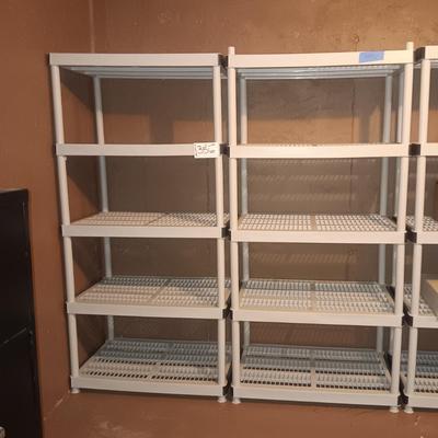 2 HEAVY DUTY STORAGE SHELVES