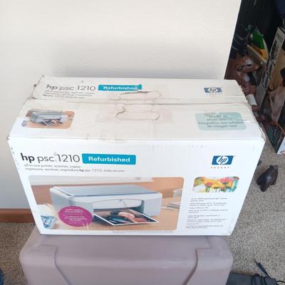 REFURBISHED HP PSC 1210 PRINTER, LINKSYS WIRELESS ROUTER AND A VIDEOPHONE