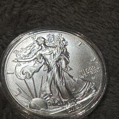 2023 W 1 oz .999 Walking Liberty U S silver Dollar