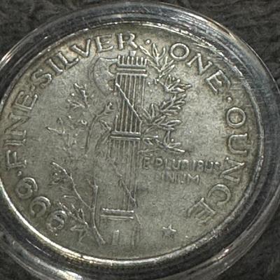 United States Silver .999 1 OZ missing date