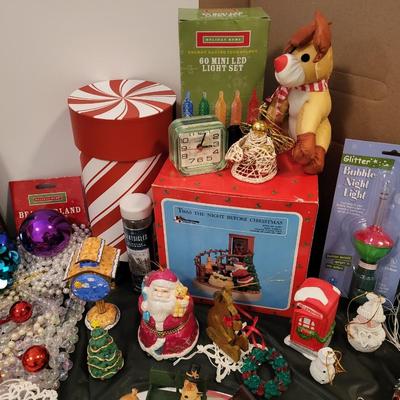 TREE TRIMMINGS AND OTHER DECORATIONS
