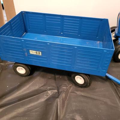 METAL FORD 4000 & FORD 8600 TRACTORS PLUS THE BIG BLUE