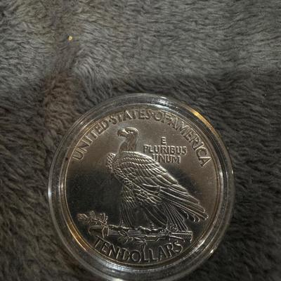 1907 silver Indian head silver and bronze coin