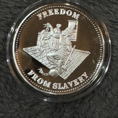 Complete set of 10 (10oz) .999 fine silver Matthey Johnson Silver 10oz - .999 Bill of Rights Edition