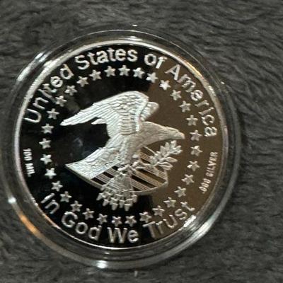 Complete set of 10 (10oz) .999 fine silver Matthey Johnson Silver 10oz - .999 Bill of Rights Edition