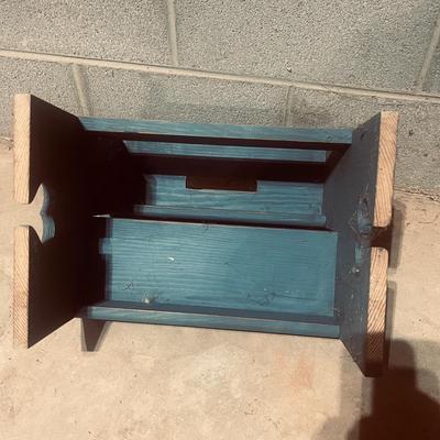 Rustic Blue Wooden Crates & More (B1-MG)