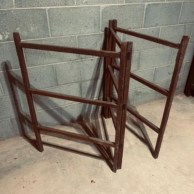 Wooden Ironing Board & Drying Racks (B1-MG)