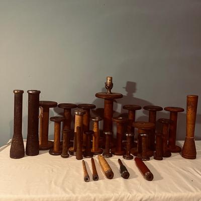 Wooden Spools & Bobbins (DR-MG)