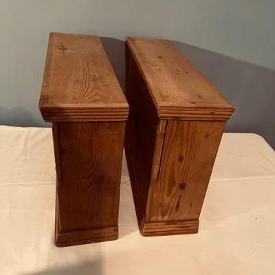 Two Nathannial Bostock Shuttle & Pirn Wooden Boxes (DR-MG)