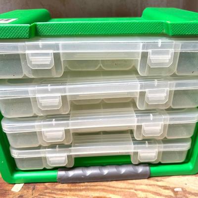 Keter Small 4 Drawer Organizer Case with Handle