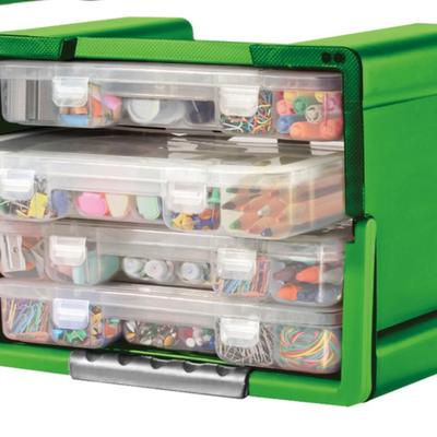 Keter Small 4 Drawer Organizer Case with Handle