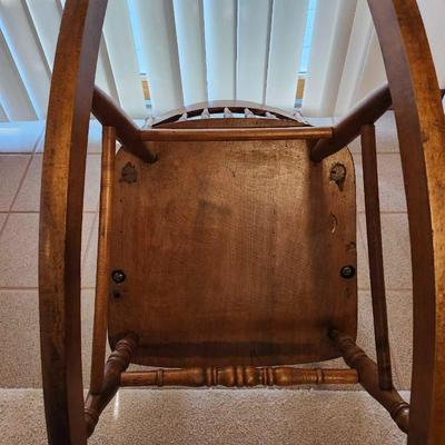 Beautiful Antique Rocking Chair, some damage