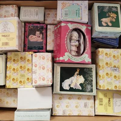 BOX FULL OF MOSTLY PRECIOUS MOMENTS
