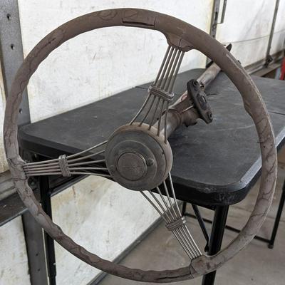 1935-'36 Ford Banjo Steering Wheel and Column